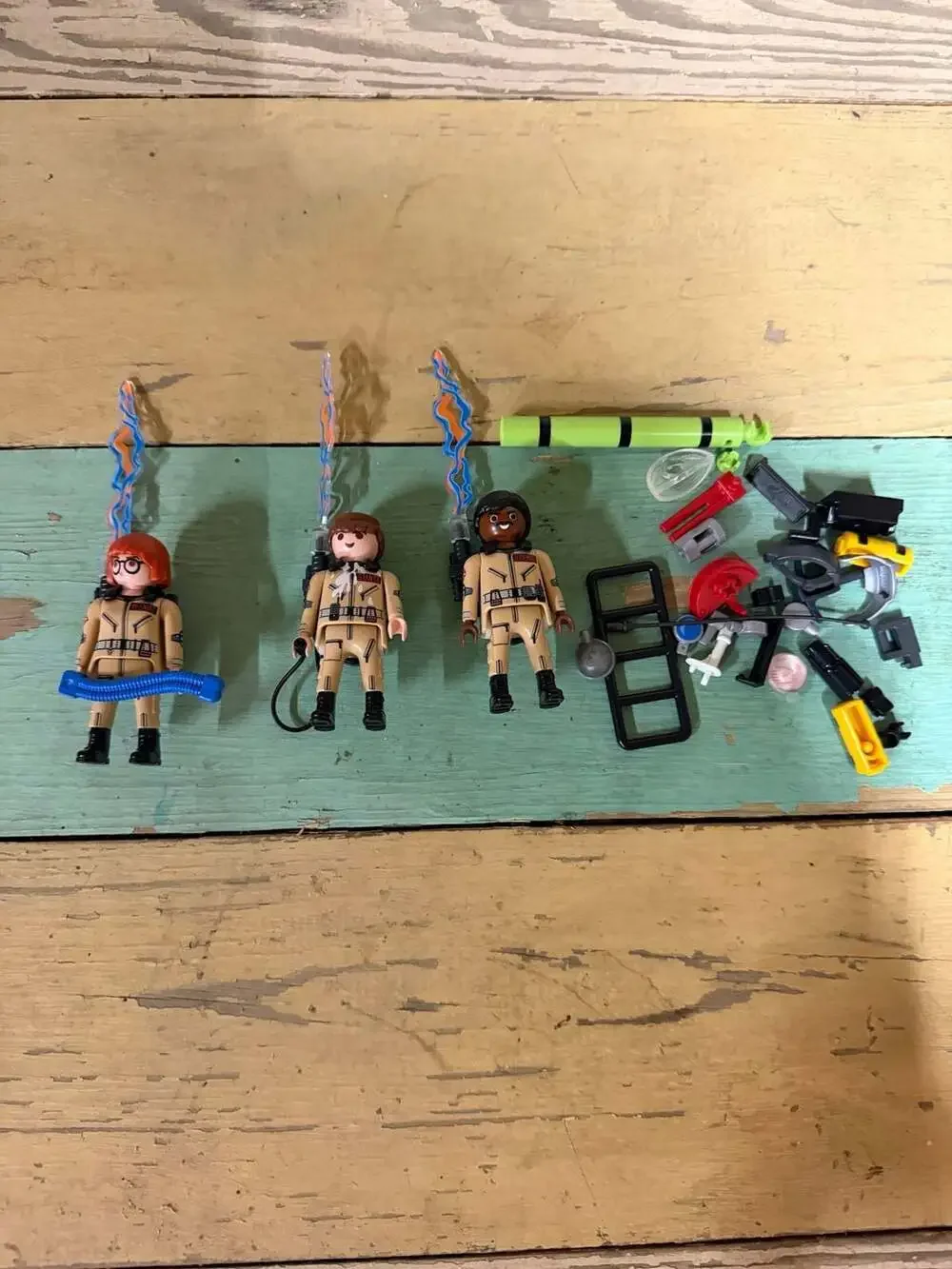 Playmobil Ghostbusters Figures (Janine Melnitz, Ray Stantz, Winston Zeddemore)
